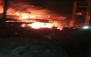 টাঙ্গাইলের এলেঙ্গায় অগ্নিকাণ্ড, দোকান পুড়ে ছাই