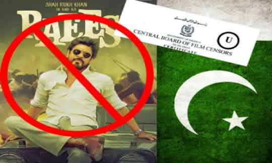 Raees, Pakistan, Shah Rukh Khan